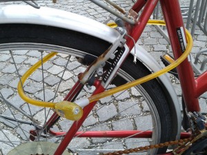 Unsicheres Fahrradschloß